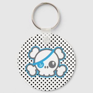 Kawaii Pirate Skull Chaveiro