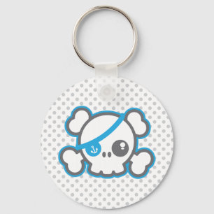 Kawaii Pirate Skull Chaveiro