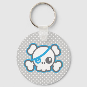 Kawaii Pirate Skull Chaveiro