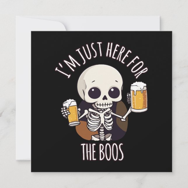 Kawaii Skeleton Halloween Oktoberfest (Frente)