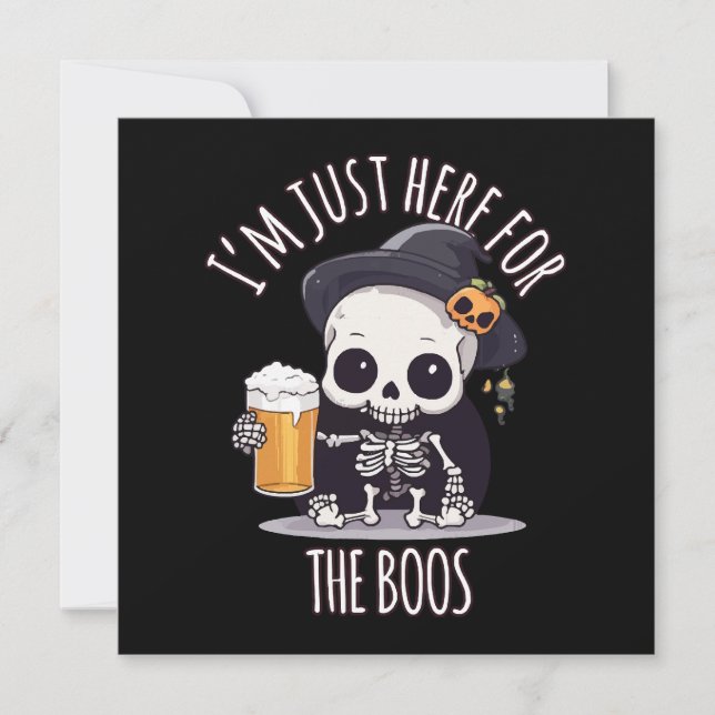 Kawaii Skeleton Halloween Oktoberfest (Frente)