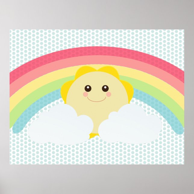 Kawaii Sun Poster (Frente)