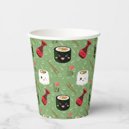 Kawaii Sushi Pattern