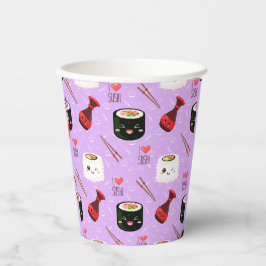 Kawaii Sushi Pattern