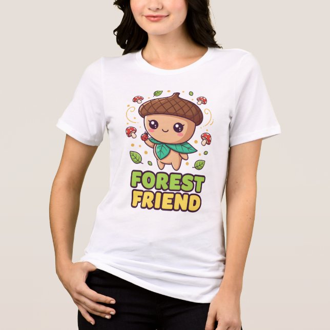 “Kawaii Sushi Roll – Soy Cute T-Shirt” (Frente)
