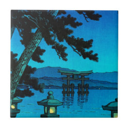 Kawase enluarada japonês legal do hasui do mar da