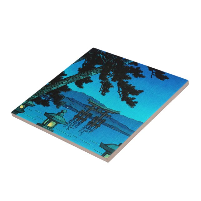 Kawase enluarada japonês legal do hasui do mar da (Lateral)