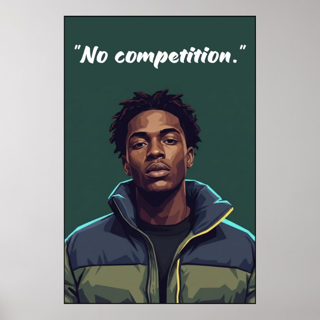 Kay Flock Poster – No Competition (Frente)