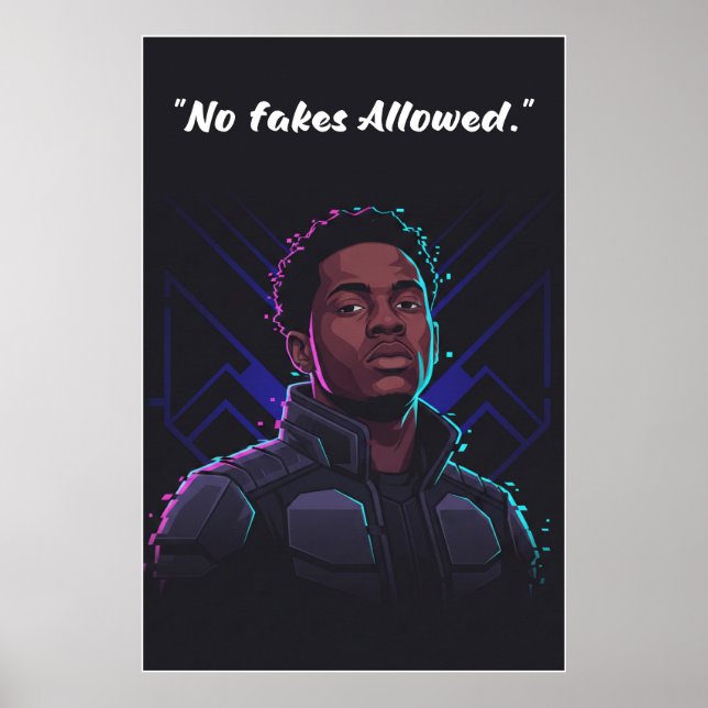 Kay Flock Poster – No Fakes Allowed (Frente)