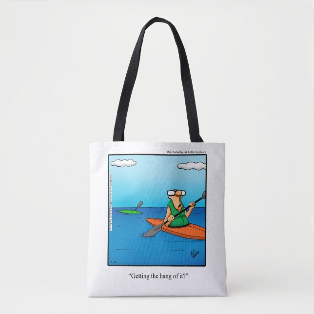 Kayaking Humor Tote Bag Gift "Spectickles" (Frente)
