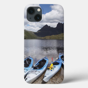 Kayaks, Cradle Mountain and Dove Lake, Cradle