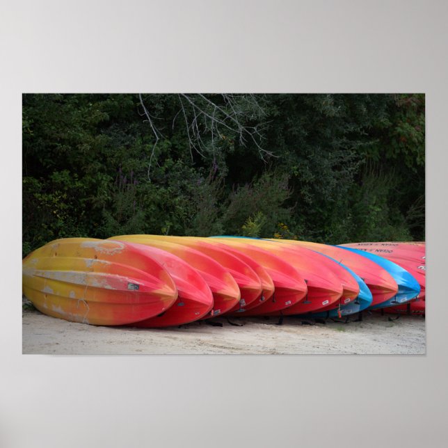 Kayaks Poster (Frente)