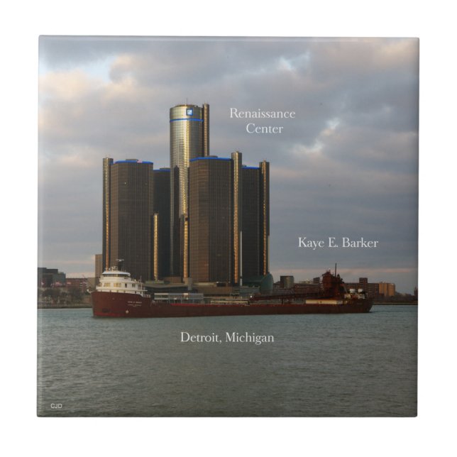 Kaye E. Barker azulejo Detroit (Frente)