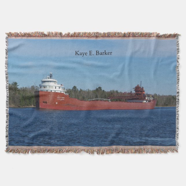 Kaye E. Barker - cobertor de tecidos (Frente)