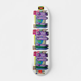 KC JMT SKATEBOARD skate, deck de 7¾"