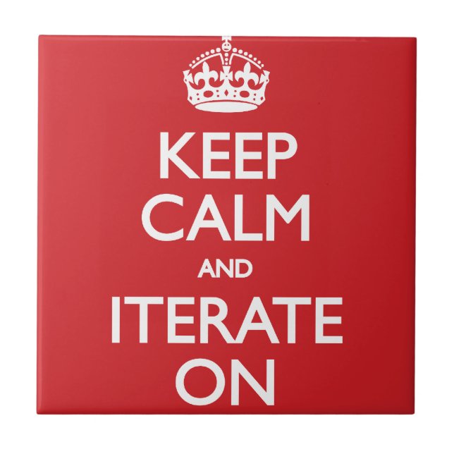 Keep calm and iterate on (Frente)
