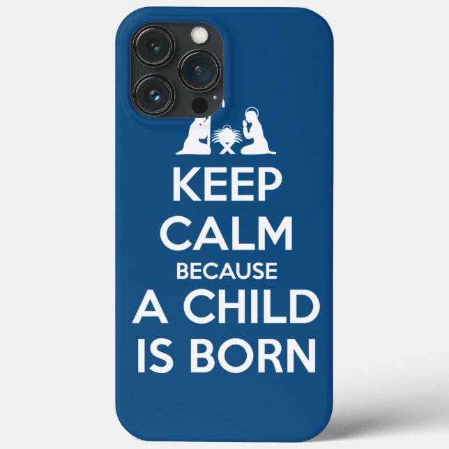Keep Calm because a Child is Born (Verso)