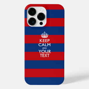 KEEP CALM Personalizado E Seu Texto em Listras