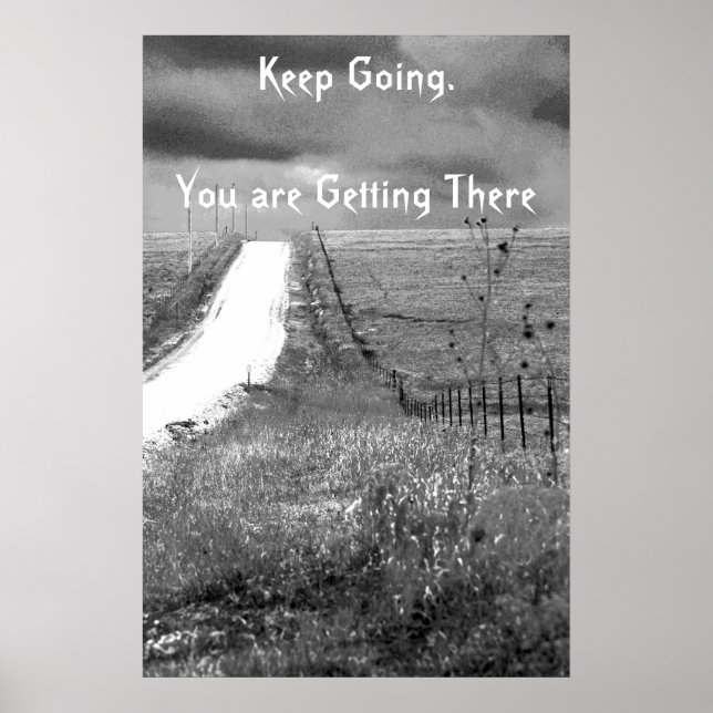 Keep Going Recovery Poster (Frente)