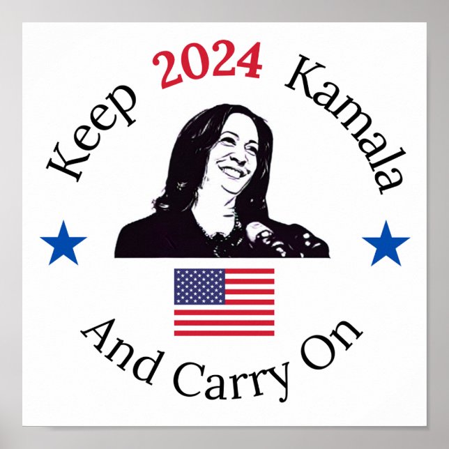 Keep Kamala Poster (Frente)
