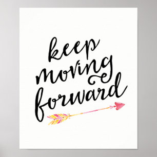 Keep que move-se para a frente caçoa o impressão