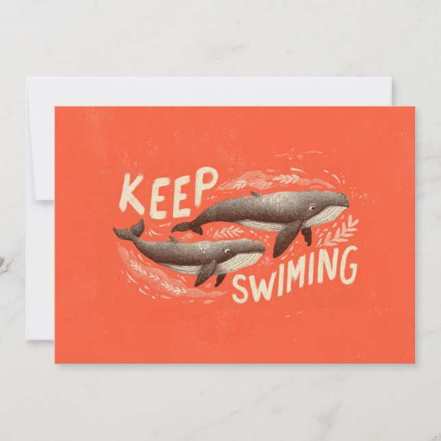 Keep Swimming Whales (Frente)