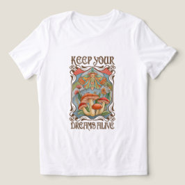 Keep Your Dreams Alive Retro Boho Mushroom & Moth