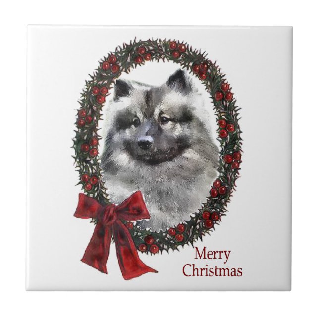 Keeshond Christmas (Frente)