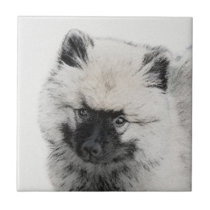 Keeshond Puppy Drapy - Arte Cachorro Original Boni