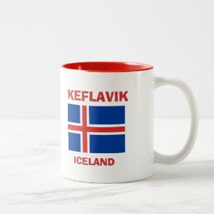 Keflavik, caneca do código do aeroporto KEF de