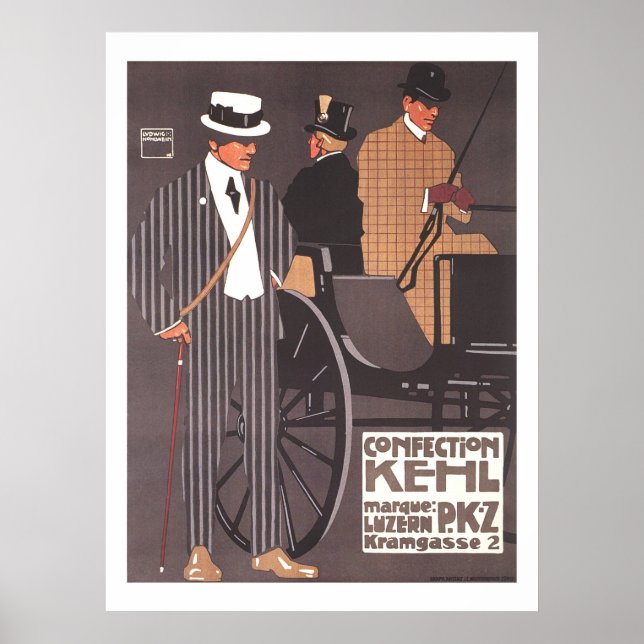 Kehl PKZ Poster Ludwig Hohlwein (Frente)