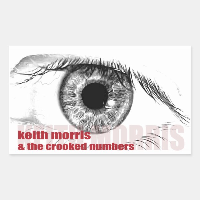 Keith Morris e os adesivos Números Cruzados (Frente)