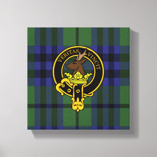 Keith Scottish Crest e Tartan Canvas