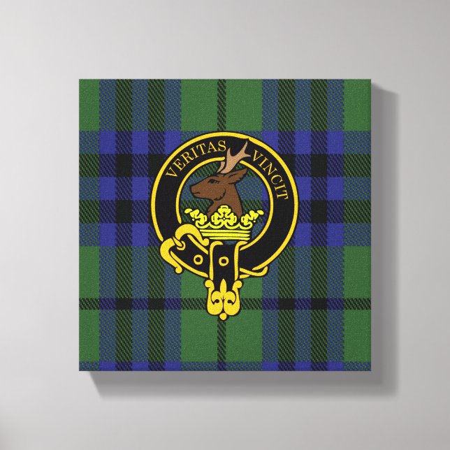 Keith Scottish Crest e Tartan Canvas (Frente)