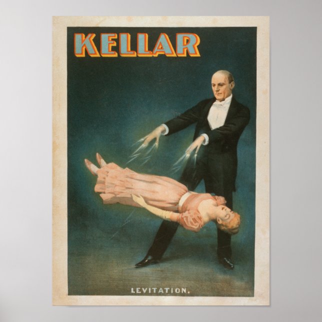Kellar Levitation Magic Poster nº 1 (Frente)