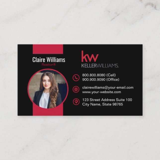 Keller Williams Cartão de visita (Frente)