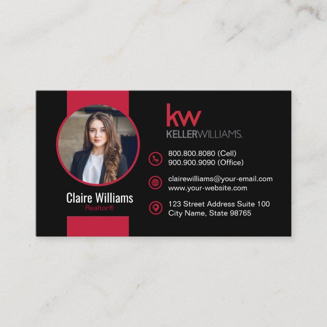 Keller Williams Cartão de visita (Frente)
