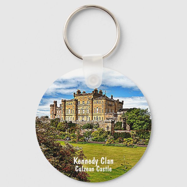 Kennedy Scottish Clan's Culzean Castle Chaveiro (Frente)