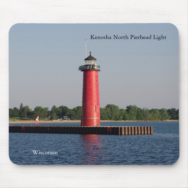 Kenosha North Pierhead light mousepad (Frente)