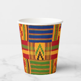 Kente Impressão Paper Cups