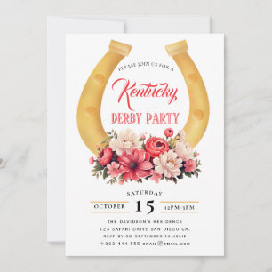 Kentucky Derby Convite de festas