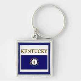 Kentucky Flag Design Premium Chaveiro
