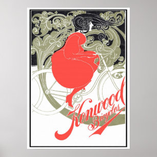 Kenwood Bicycles o poster de Nouveau da arte