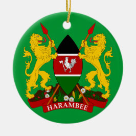 KENYA - enfeites de natal cerâmicos