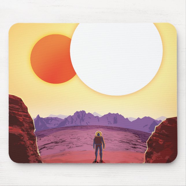 “Kepler-16b” – Visions of the Future Mouse Pad (Frente)