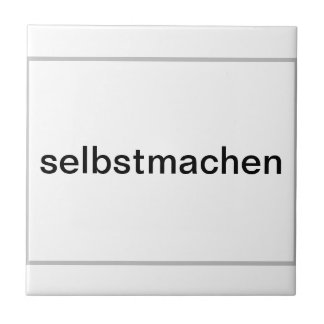 Keramikfliese selber gestalten