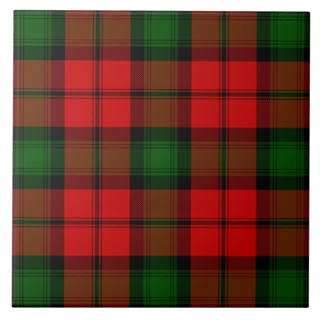Kerr tartan green xadrez vermelha (Frente)