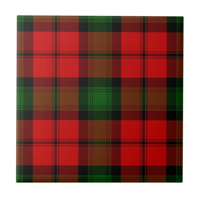 Kerr tartan green xadrez vermelha (Frente)