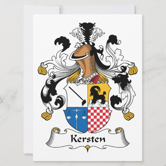 Kersten Family Crest (Frente)