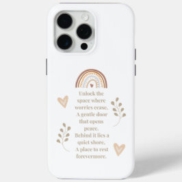 Key to Serenity Capa de telefone - Inspirational P